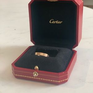 Cartier Love Wedding Band Ring - Rose Gold｜Size 55